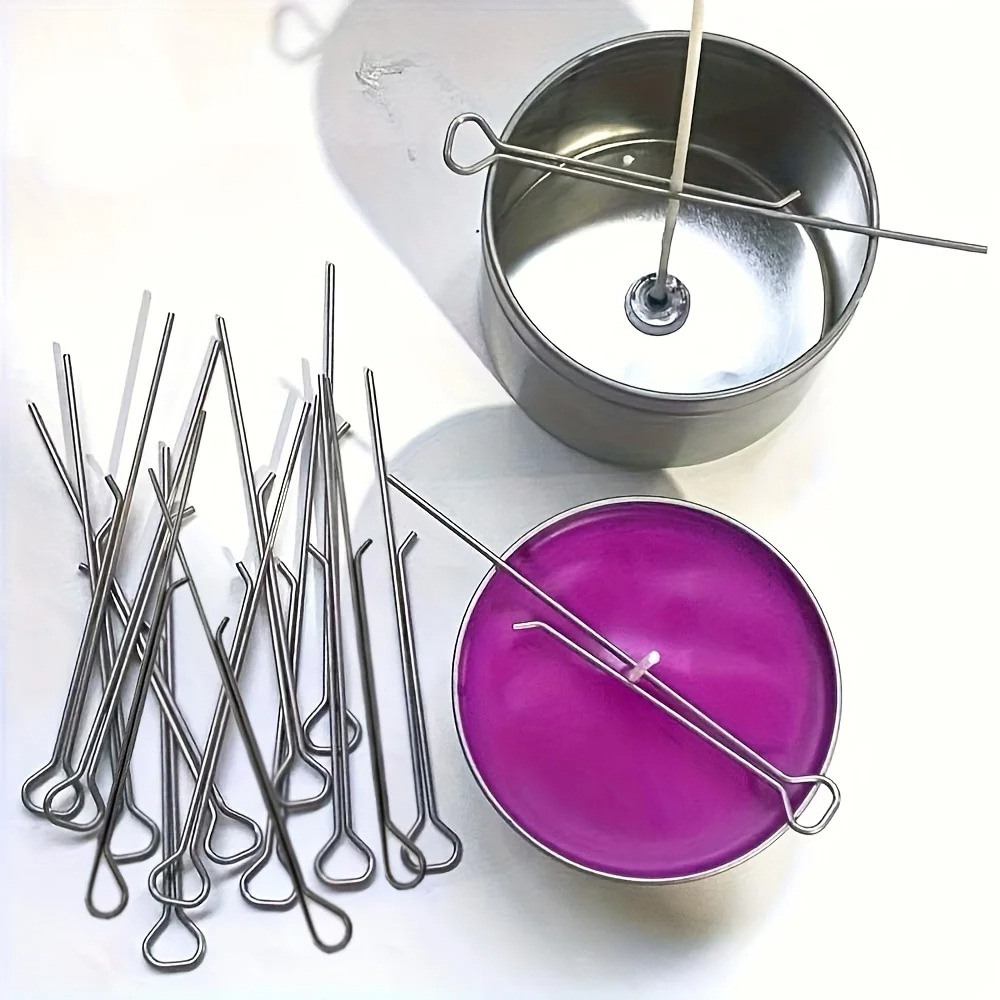 Candle Making Temperature - 4.3inch Metal Candle Wicks Holder Clip