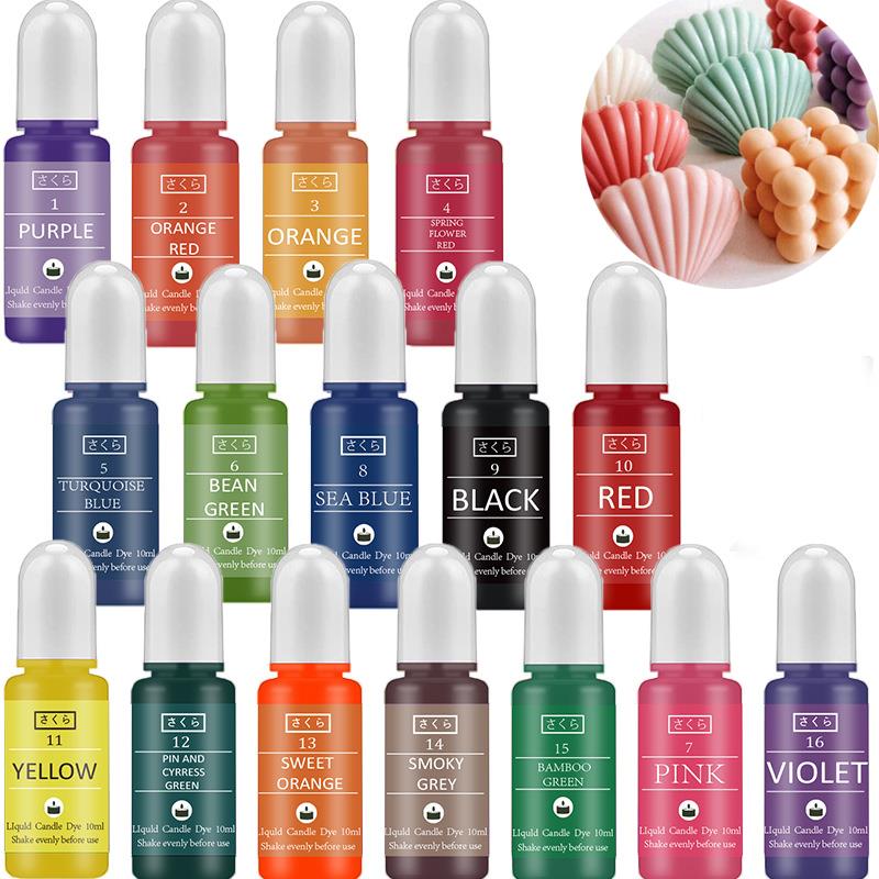 10ml/Bottle Candle Wax Pigment - Soy Wax Pillar Blend review and price