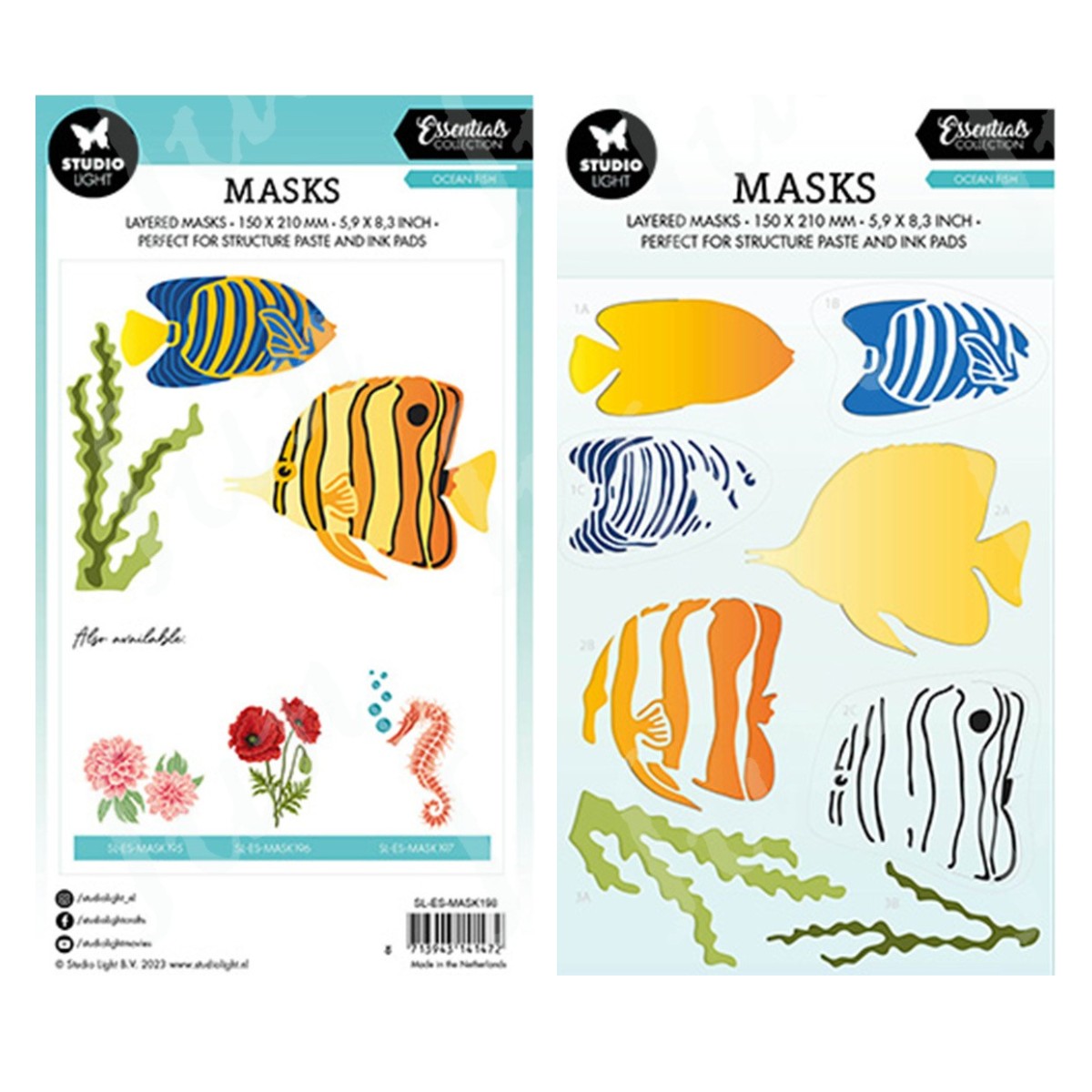 2023 New Ocean Fish Stencils M - Candle Making Kit Wholesale review and price