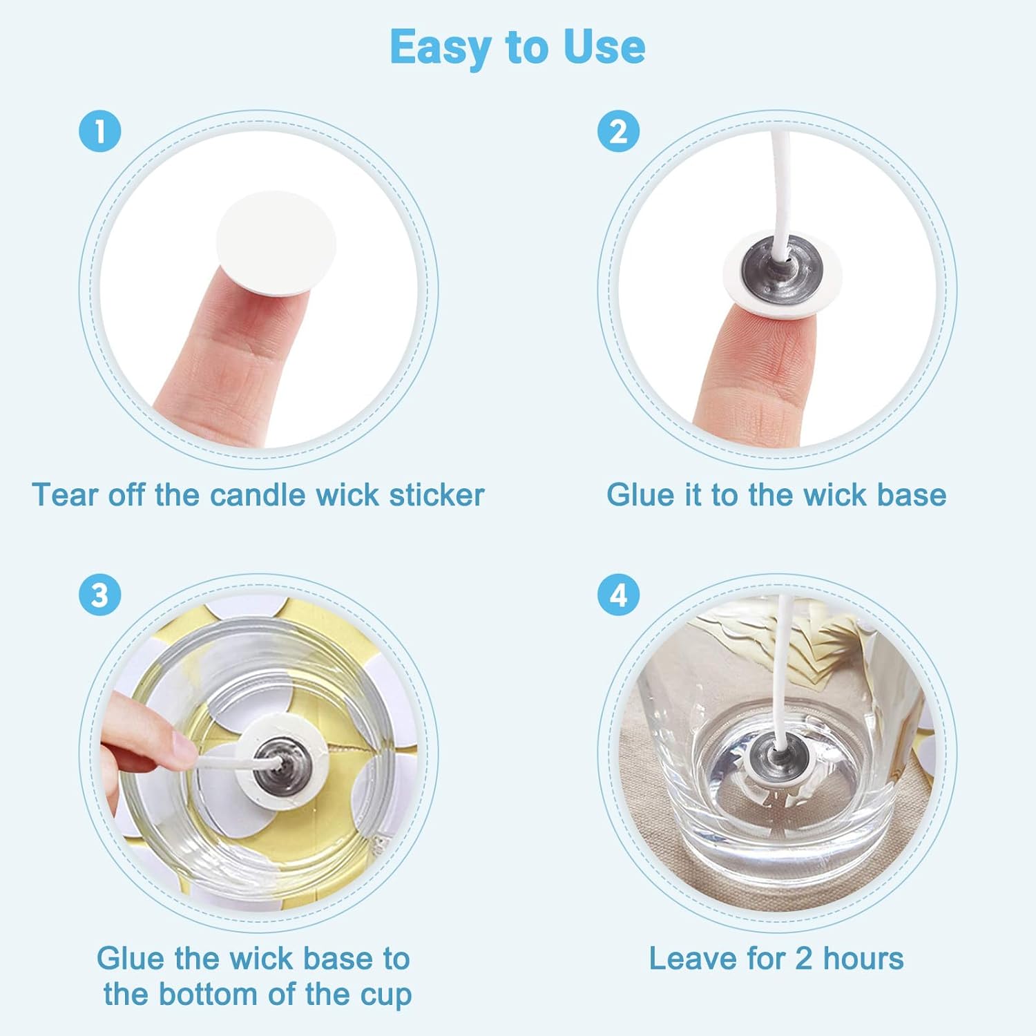 400PCS/100PCS Candle Wick Stic - Candle Making Temperature review and price