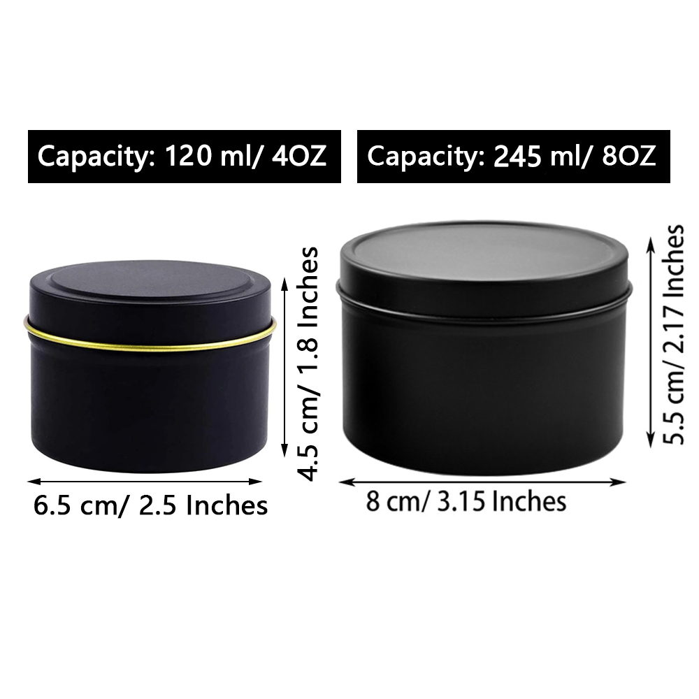 4oz/ 8oz Candle tins with lids - Candle Making Temperature review and price