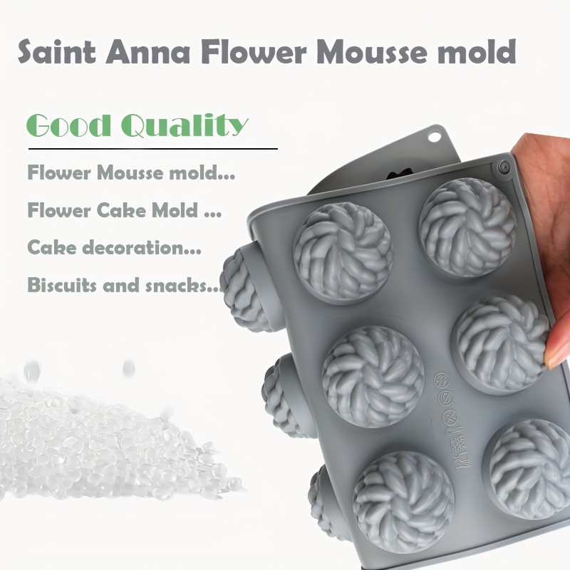 1Pc Cake Mold Santa Ana Floral - Candle Making Los Angeles review and price