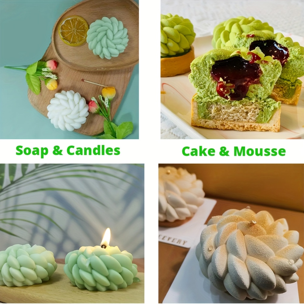 1Pc Cake Mold Santa Ana Floral - Candle Making Los Angeles review and price