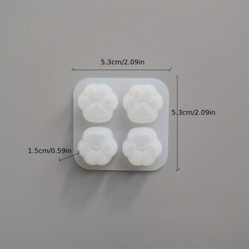 1Cat Paw Pattern Silicone Mold - Candle Making Kit Wholesale review and price