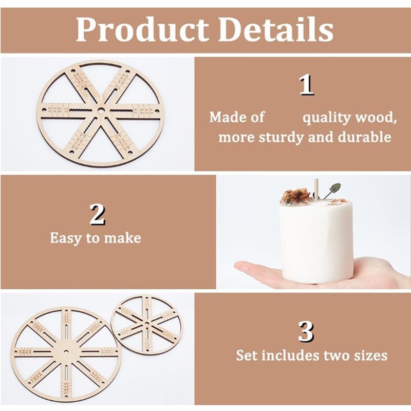 ABUI-Wick Holders 2Pcs Wick Ce - Candle Making Kit Wholesale review and price